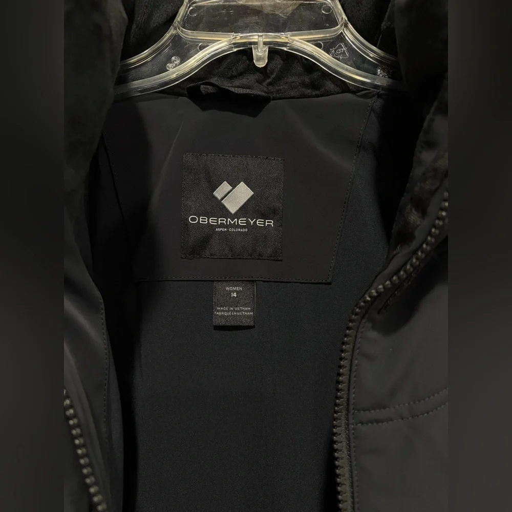 Obermeyer Women's Size 14 Tuscany Elite Jacket Black NWT Insulated Ski Snowboard